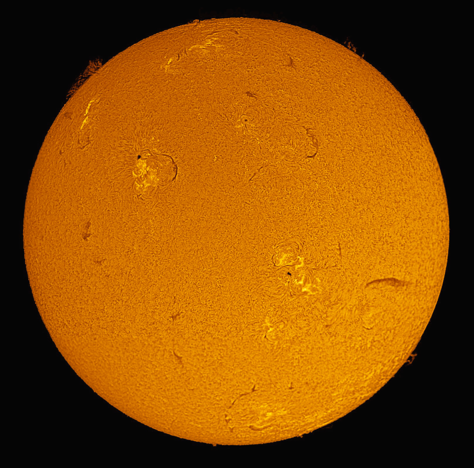 The Sun in H-Alpha - 6/12/2026